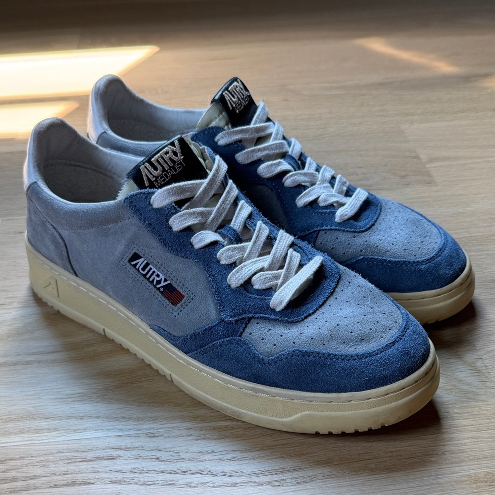 Autry Men’s Suede Medalist Sneakers
